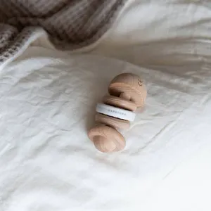 Bamboom Κουδουνίστρα Από Ξύλο Και Σιλικόνη Bamboom Κουδουνίστρα Από Ξύλο Και Σιλικόνη