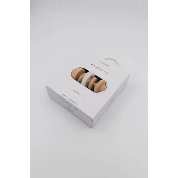 Bamboom Κουδουνίστρα Από Ξύλο Και Σιλικόνη Bamboom Κουδουνίστρα Από Ξύλο Και Σιλικόνη