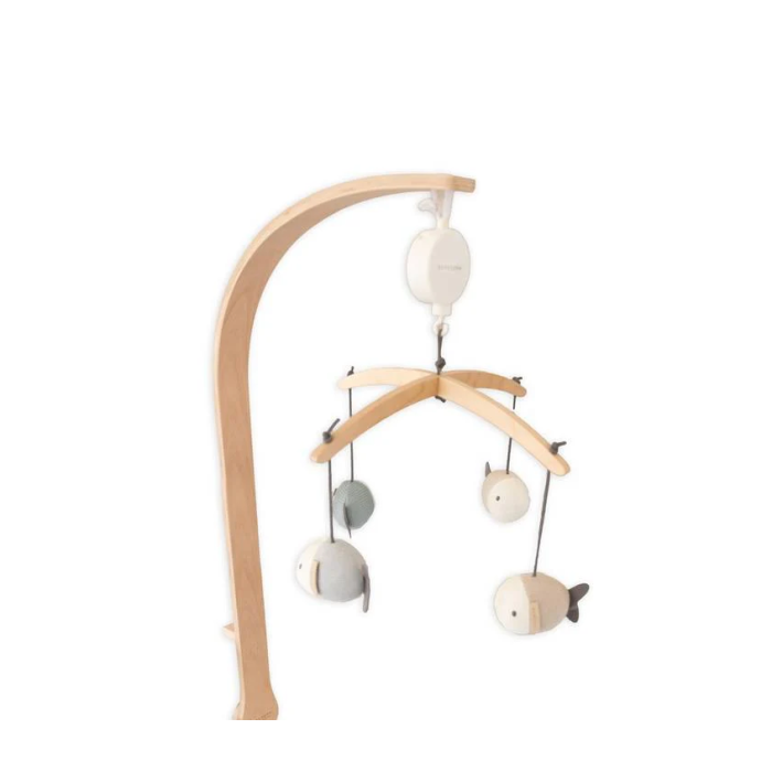 Bamboom Κρεμαστό Ξύλινο Μουσικό Περιστρεφόμενο Με Πλεκτά Παιχνίδια Από Bamboo Fish Blue Bamboom Κρεμαστό Ξύλινο Μουσικό Περιστρεφόμενο Με Πλεκτά Παιχνίδια Από Bamboo Fish Blue