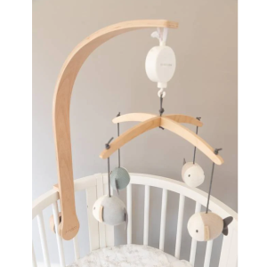 Bamboom Κρεμαστό Ξύλινο Μουσικό Περιστρεφόμενο Με Πλεκτά Παιχνίδια Από Bamboo Fish Blue Bamboom Κρεμαστό Ξύλινο Μουσικό Περιστρεφόμενο Με Πλεκτά Παιχνίδια Από Bamboo Fish Blue