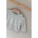 Bamboom Μακρυμάνικο βελούδινο πουλόβερ - Ice Grey 9-12 μηνών Bamboom Μακρυμάνικο βελούδινο πουλόβερ - Ice Grey 9-12 μηνών