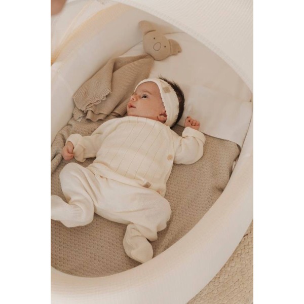 Bamboom Παντελόνι Με Κλειστά Πόδια White 6μηνών