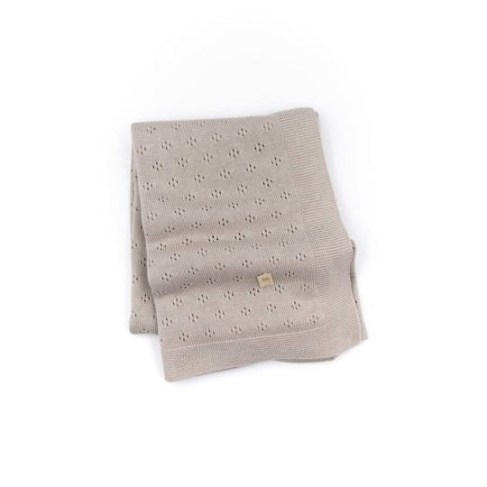 Bamboom Πλεκτή Κουβέρτα Ανοιχτής Πλέξης Cammello Bamboom Πλεκτή Κουβέρτα Ανοιχτής Πλέξης Cammello