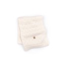 Bamboom Πλεκτή Κουβέρτα Ανοιχτής Πλέξης Λευκό 