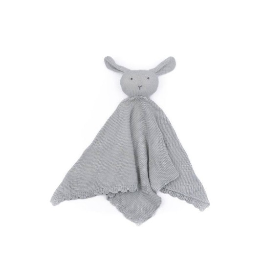 Bamboom Πλεκτό Πανάκι Παρηγοριάς Rabbit Blue