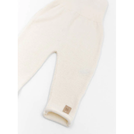 Bamboom Πλεκτό Παντελόνι Bianco 6μηνών