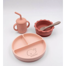Bamboom Σετ Φαγητού Σιλικόνης Rosa Bamboom Σετ Φαγητού Σιλικόνης Rosa