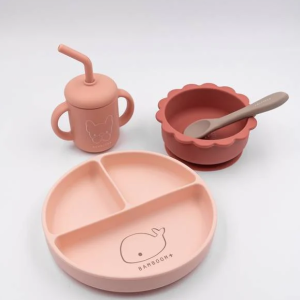 Bamboom Σετ Φαγητού Σιλικόνης Rosa Bamboom Σετ Φαγητού Σιλικόνης Rosa
