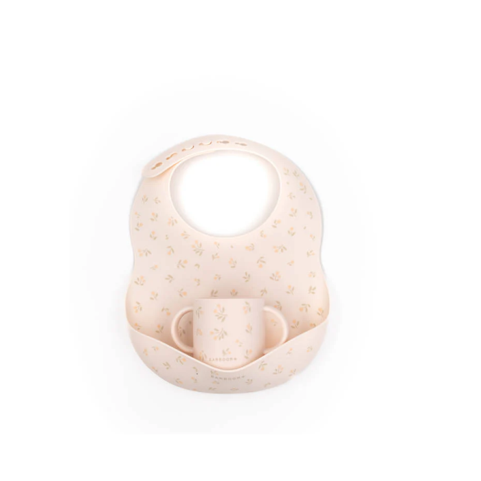 Bamboom Σετ Σαλιάρα Σιλικόνης Και Ποτήρι Tulips Bamboom Σετ Σαλιάρα Σιλικόνης Και Ποτήρι Tulips