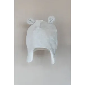 Bamboom Βελούδινο Βρεφικό Καπέλο Ice Grey 5-8μηνών