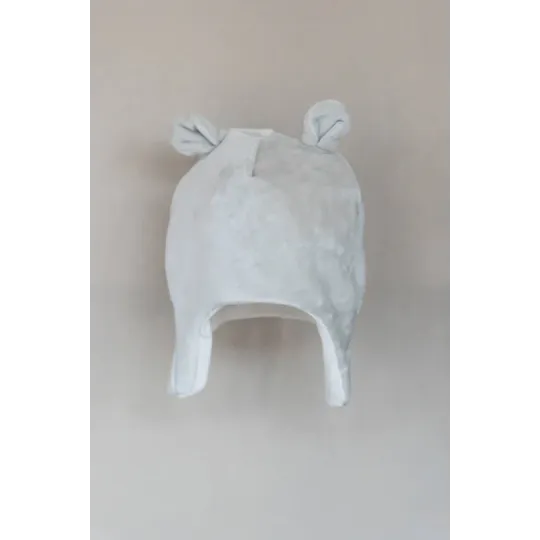 Bamboom Βελούδινο Βρεφικό Καπέλο Ice Grey 5-8μηνών Bamboom Βελούδινο Βρεφικό Καπέλο Ice Grey 5-8μηνών