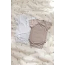 Bamboom Βρεφικά Κορμάκια Κοντομάνικα 2τμχ Camel 3μηνών Bamboom Βρεφικά Κορμάκια Κοντομάνικα 2τμχ Camel 3μηνών