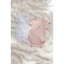 Bamboom Βρεφικά Κορμάκια Κοντομάνικα 2τμχ Pink 3μηνών Bamboom Βρεφικά Κορμάκια Κοντομάνικα 2τμχ Pink 3μηνών
