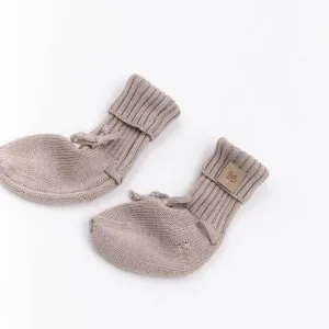 Bamboom Βρεφικές Πλεκτές Παντόφλες Camel Bamboom Βρεφικές Πλεκτές Παντόφλες Camel