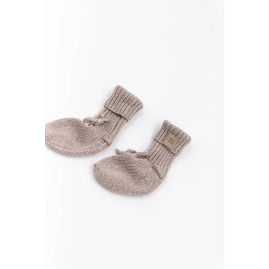 Bamboom Βρεφικές Πλεκτές Παντόφλες Camel Bamboom Βρεφικές Πλεκτές Παντόφλες Camel