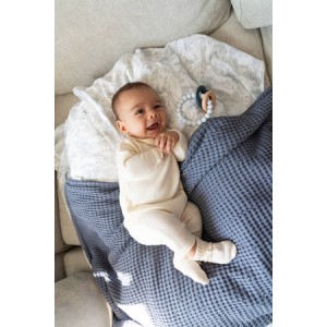 Bamboom Βρεφικές Πλεκτές Παντόφλες White Bamboom Βρεφικές Πλεκτές Παντόφλες White