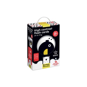 Banana Panda Βρεφικές Κάρτες Υψηλής Αντίθεσης High Contrast Flash Cards On A Ring