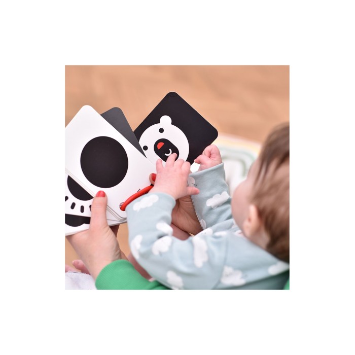 Banana Panda Βρεφικές Κάρτες Υψηλής Αντίθεσης High Contrast Flash Cards On A Ring