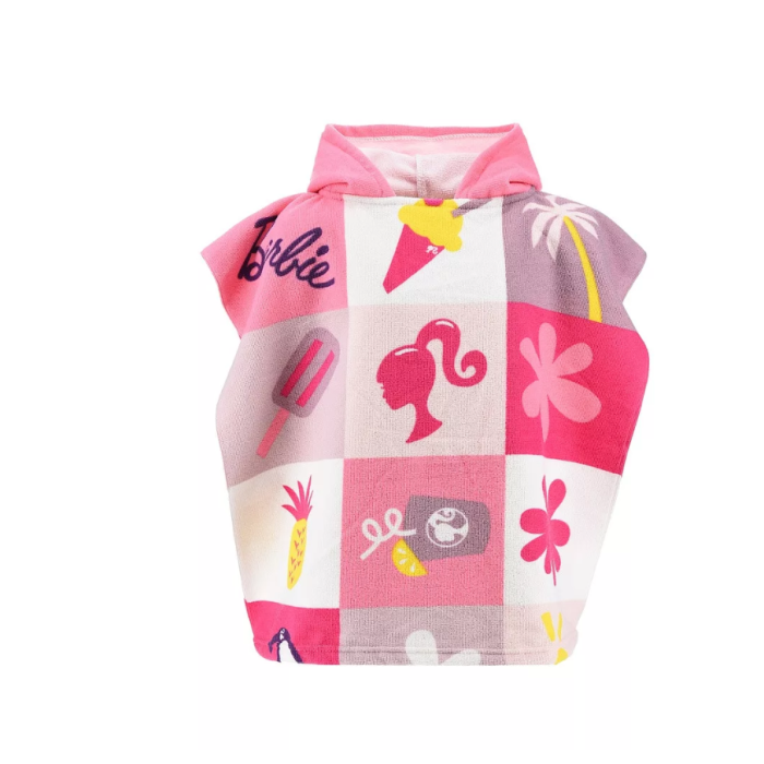 Barbie Πόντσο Θαλάσσης Για Γρήγορο Στέγνωμα 55x110cm Barbie Πόντσο Θαλάσσης Για Γρήγορο Στέγνωμα 55x110cm