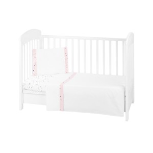 Σετ προίκας 3τμχ 60/120 Bear With Me Ροζ Kikka Boo Σετ προίκας 3τμχ 60/120 Bear With Me Ροζ Kikka Boo