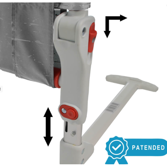 Bebe Stars Προστατευτική Μπάρα Κρεβατιού 140cm Swan Bebe Stars Προστατευτική Μπάρα Κρεβατιού 140cm Swan