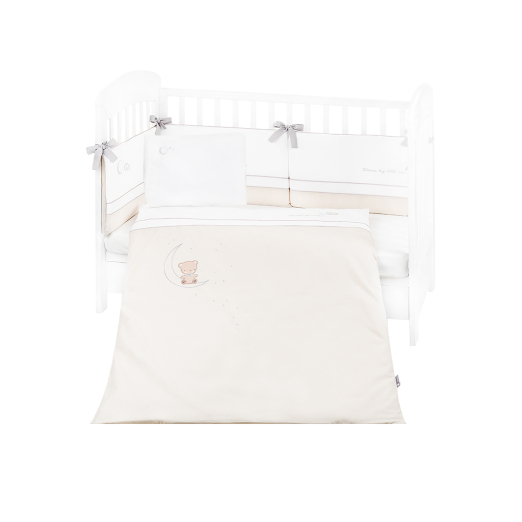 Σετ Προίκας Με Κέντημα 6τμχ 6τμχ 70/140 Dream Big Beige Kikka Boo Σετ Προίκας Με Κέντημα 6τμχ 6τμχ 70/140 Dream Big Beige Kikka Boo