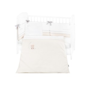 Σετ Προίκας με κέντημα 6τμχ 60/120 Dream Big Beige Kikka Boo