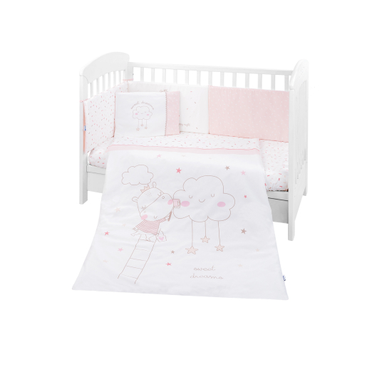 Σετ προίκας 6τμχ 70/140 Hippo Dreams Kikka Boo Σετ προίκας 6τμχ 70/140 Hippo Dreams Kikka Boo