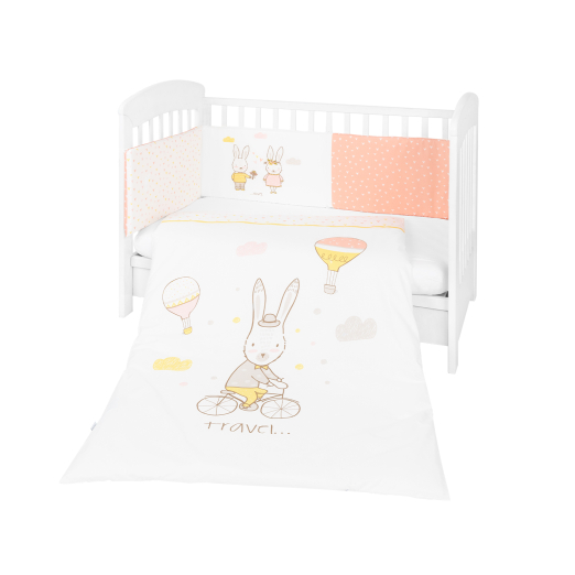 Σετ  Προίκας 2τμχ EU Style 70/140 Rabbits in Love Kikka Boo