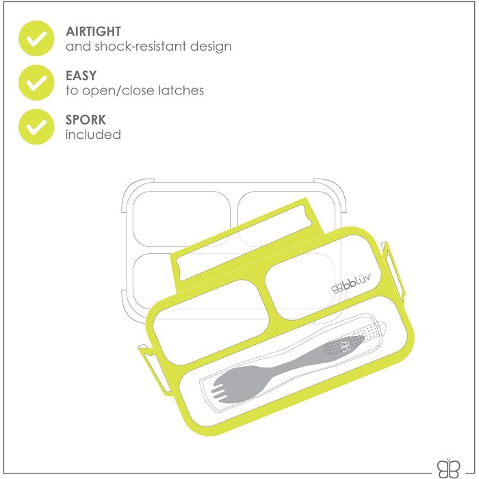 Bento Box – Δοχείο Φαγητού με Κουτάλι Aqua Blue Bbluv Bento Box – Δοχείο Φαγητού με Κουτάλι Aqua Blue Bbluv