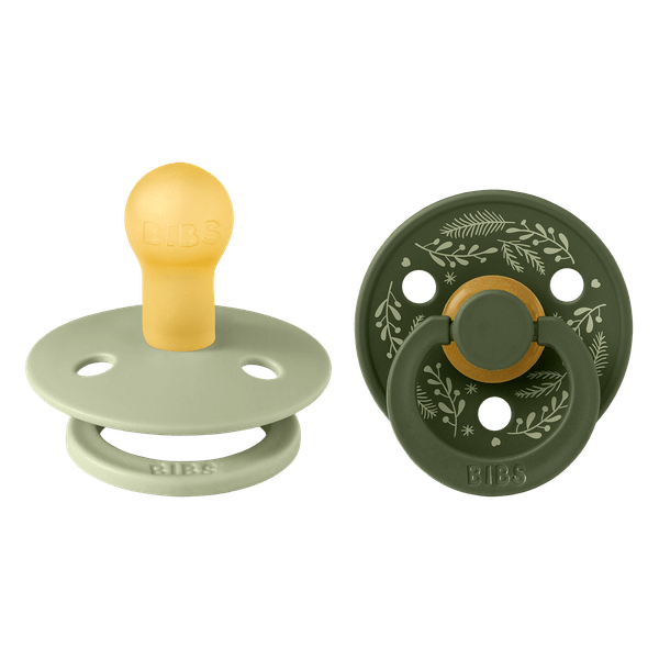 BIBS Colour Σετ Πιπίλες 2τμχ – Leaf Sage/Hunter Green Στρόγγυλη No1 BIBS Colour Σετ Πιπίλες 2τμχ – Leaf Sage/Hunter Green Στρόγγυλη No1