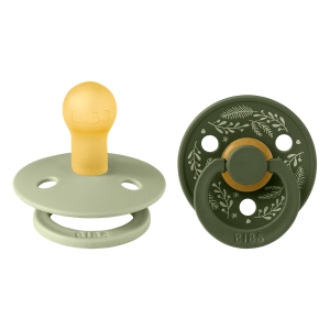 BIBS Colour Σετ Πιπίλες 2τμχ – Leaf Sage/Hunter Green Στρόγγυλη No2 BIBS Colour Σετ Πιπίλες 2τμχ – Leaf Sage/Hunter Green Στρόγγυλη No2