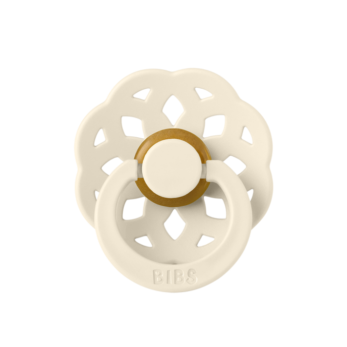 BIBS Πιπίλα Boheme Round Latex Ivory No1 BIBS Πιπίλα Boheme Round Latex Ivory No1
