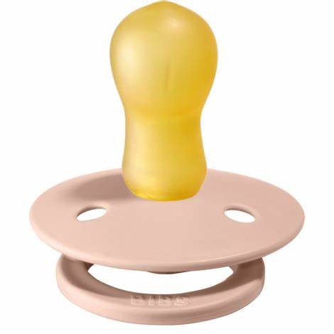 BIBS Πιπίλα Colour Round Latex Blush No2 BIBS Πιπίλα Colour Round Latex Blush No2