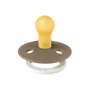 BIBS Πιπίλα Colour Round Latex Dark Oak Glow No1