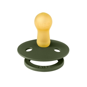 BIBS Πιπίλα Colour Round Latex Hunter Green No1
