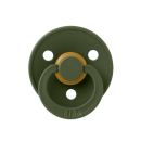 BIBS Πιπίλα Colour Round Latex Hunter Green No2 BIBS Πιπίλα Colour Round Latex Hunter Green No2