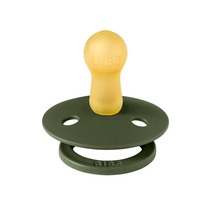 BIBS Πιπίλα Colour Round Latex Hunter Green No2 BIBS Πιπίλα Colour Round Latex Hunter Green No2