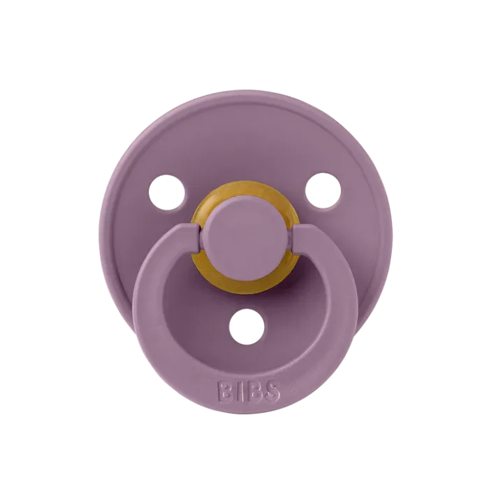 BIBS Πιπίλα Colour Round Latex Mauve No1 BIBS Πιπίλα Colour Round Latex Mauve No1