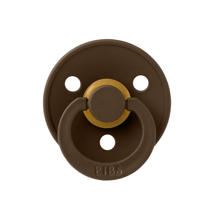 BIBS Πιπίλα Colour Round Latex Mocha No2 BIBS Πιπίλα Colour Round Latex Mocha No2