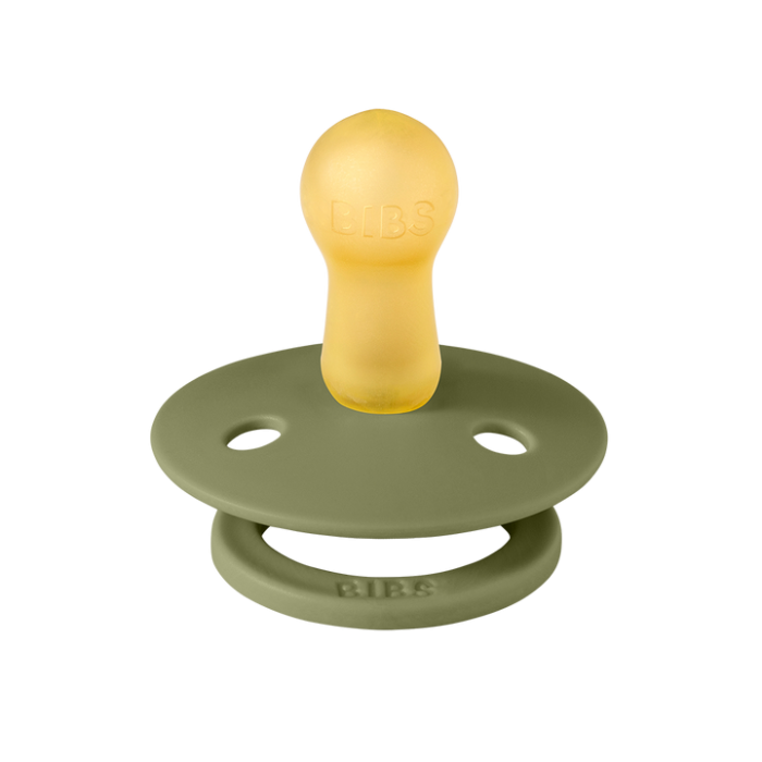BIBS Πιπίλα Colour Round Latex Olive No1 BIBS Πιπίλα Colour Round Latex Olive No1