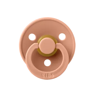 BIBS Πιπίλα Colour Round Latex Peach No1