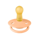 BIBS Πιπίλα Colour Round Latex Peach No2 BIBS Πιπίλα Colour Round Latex Peach No2