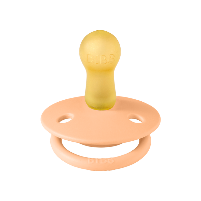 BIBS Πιπίλα Colour Round Latex Peach No2 BIBS Πιπίλα Colour Round Latex Peach No2