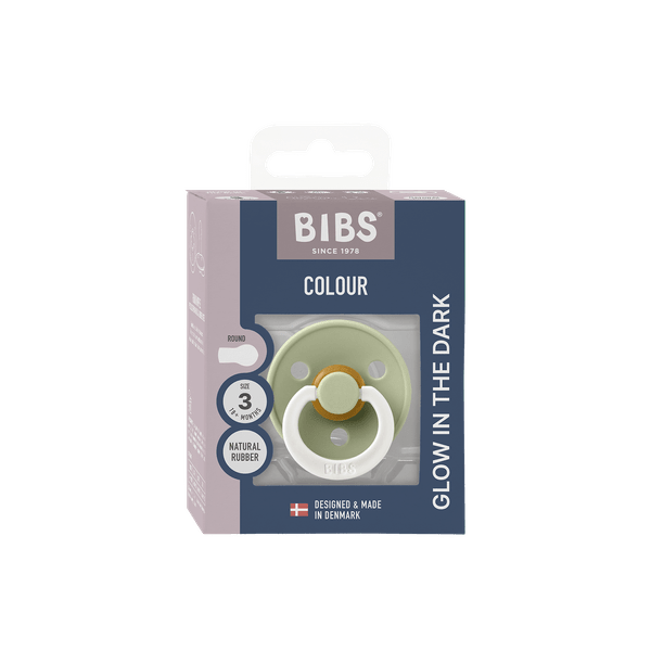 BIBS Πιπίλα Colour Round Latex Sage Glow No3
