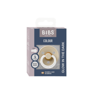 BIBS Πιπίλα Colour Round Latex Vanilla Glow No3 BIBS Πιπίλα Colour Round Latex Vanilla Glow No3