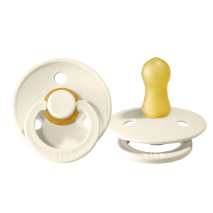 BIBS Πιπίλα Colour Round Latex Vanilla No2
