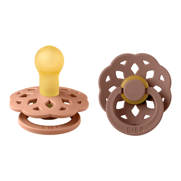 BIBS Πιπίλες Boheme Καουτσούκ 2τμχ Peach/Woodchuck No1 BIBS Πιπίλες Boheme Καουτσούκ 2τμχ Peach/Woodchuck No1