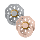 BIBS Πιπίλες Boheme Round Καουτσούκ 2τμχ Cloud / Blush No2 BIBS Πιπίλες Boheme Round Καουτσούκ 2τμχ Cloud / Blush No2