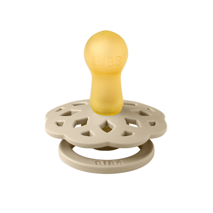 BIBS Πιπίλες Boheme Round Καουτσούκ 2τμχ Vanilla / Peach No1 BIBS Πιπίλες Boheme Round Καουτσούκ 2τμχ Vanilla / Peach No1